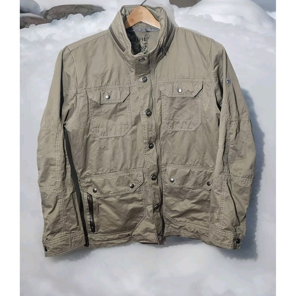 Kuhl Jacket Mens Rekon Canvas Full Zip w/ Hood Jacket Size Medium - Picture 1 of 9